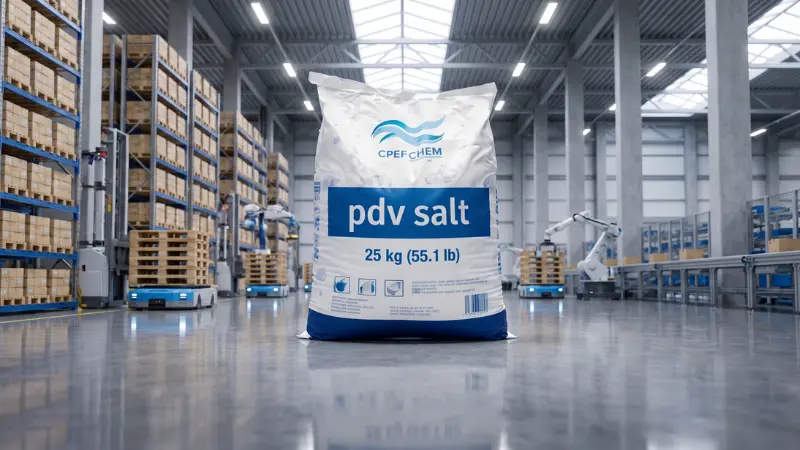 High-purity sodium chloride PVD salt used in food processing and water treatment systems
